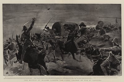 The Battle of Elands Laagte, the Final Charge of the 5th Lancers by John Charlton